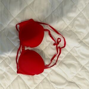 Vibrant Red Bra